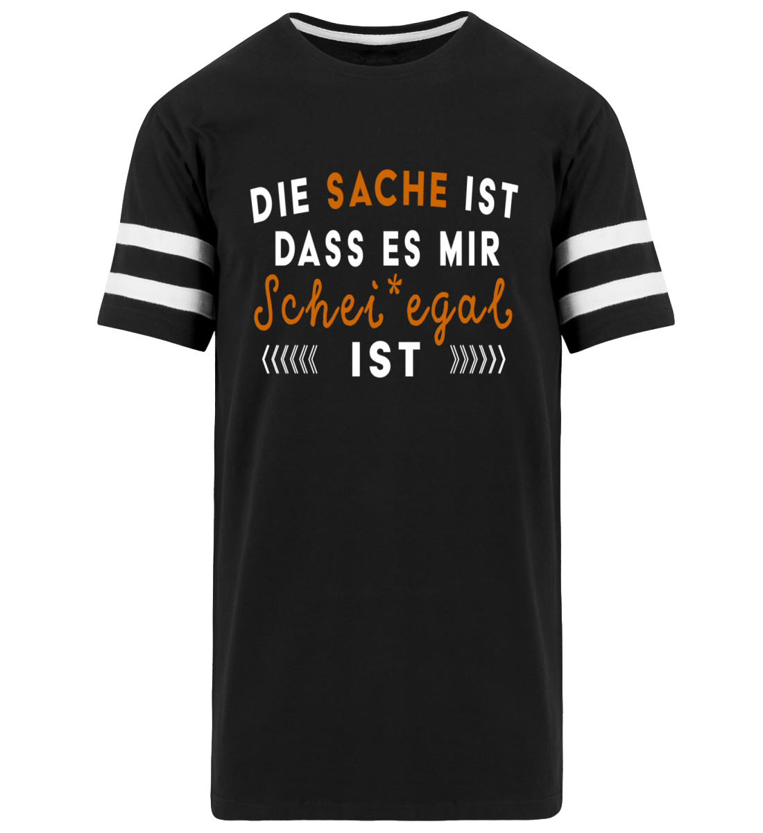 Ist mir SCHEIẞEGAL | Herren Striped Long Shirt by Pixdesign