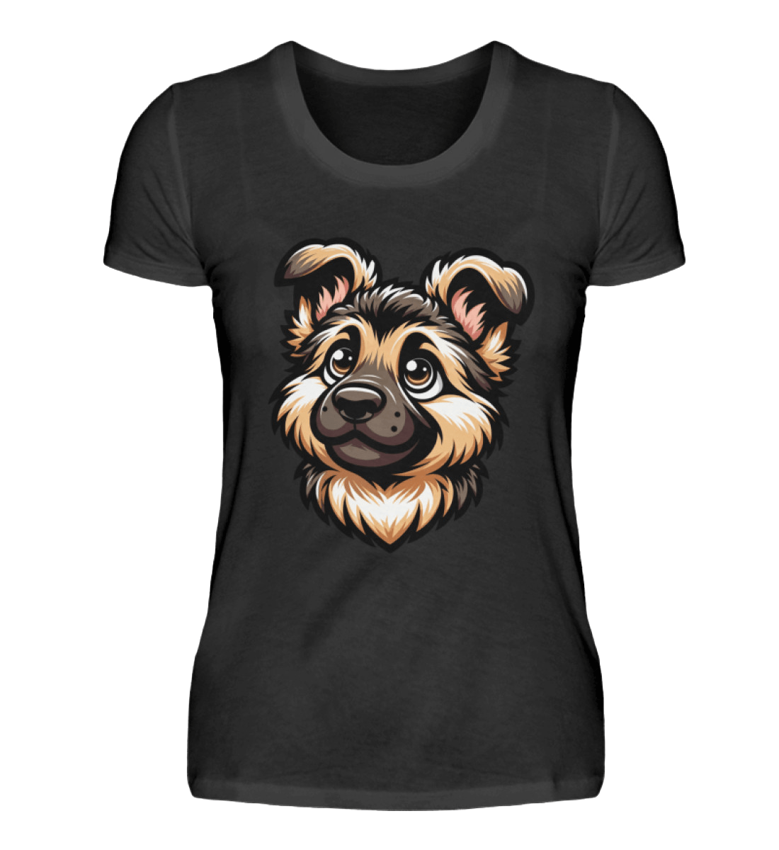 Damen T-Shirt | Deutscher Schäferhund Welpe