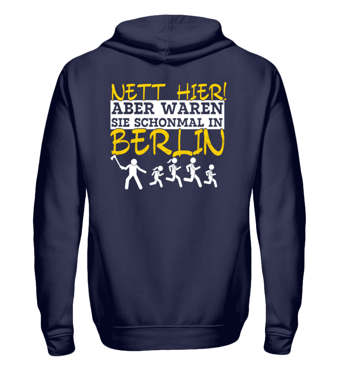 Nett hier aber waren Sie.. Berlin | Herren Zip-Hoody