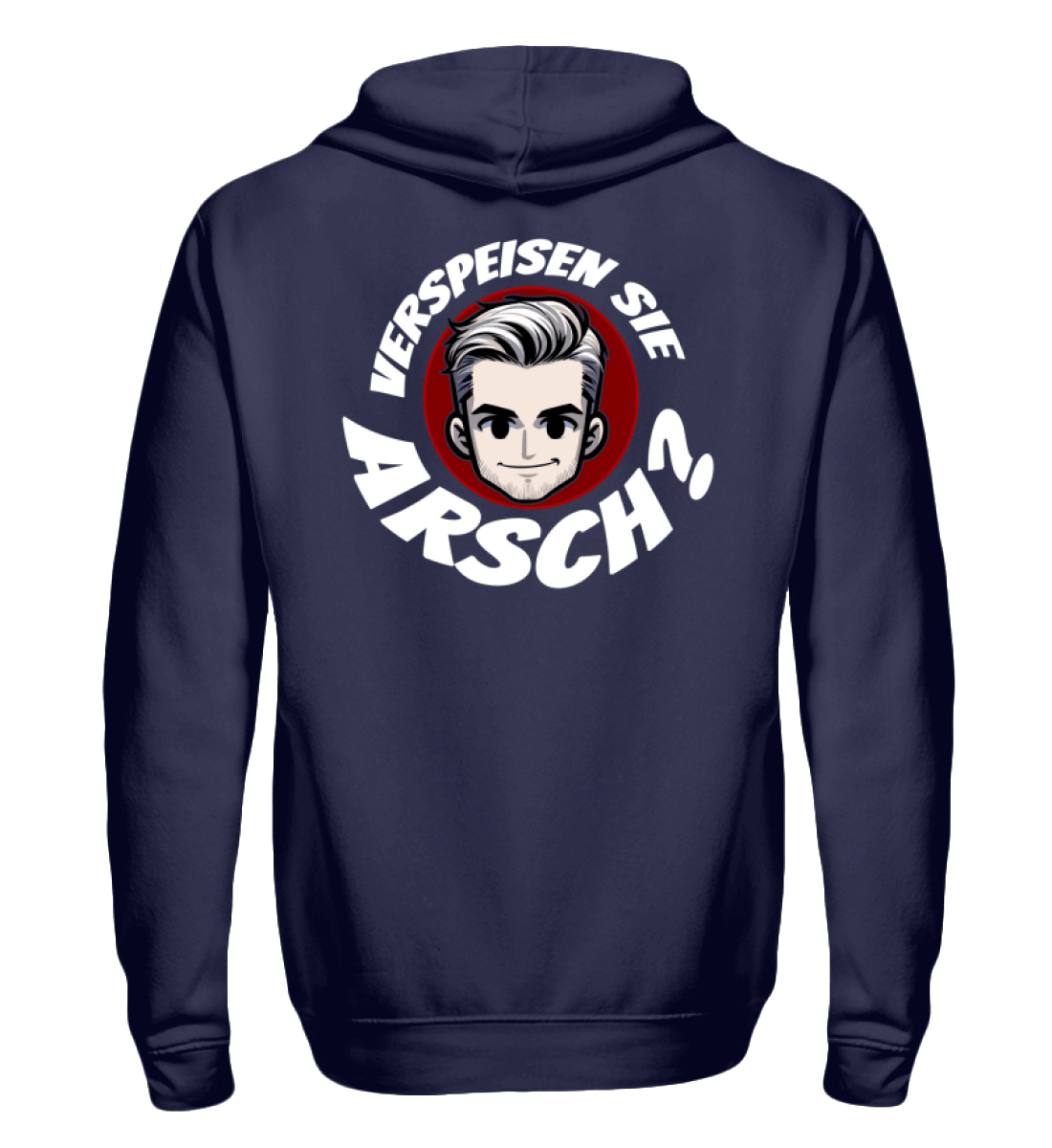 Verspeisen Sie Arsch? | Herren Zip-Hoody