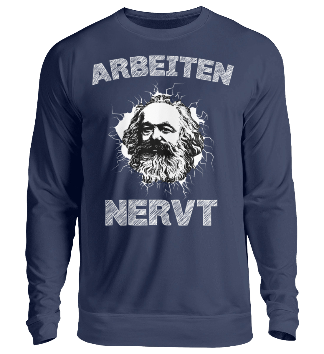 Arbeiten NERVT - Karl Marx | Herren Pullover