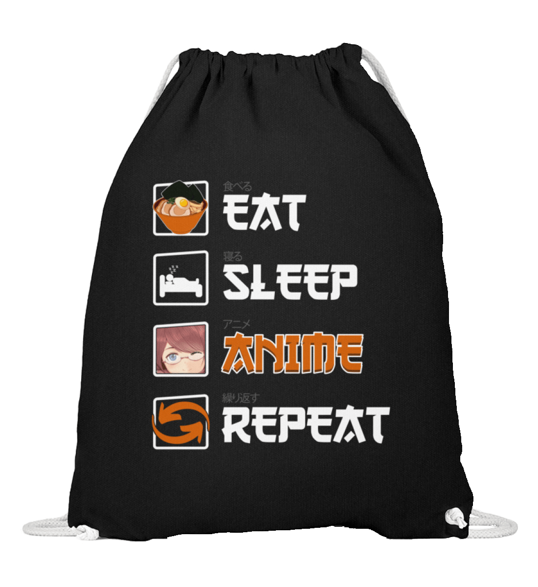 Manga & Anime style | Sportbeutel by Pixdesign