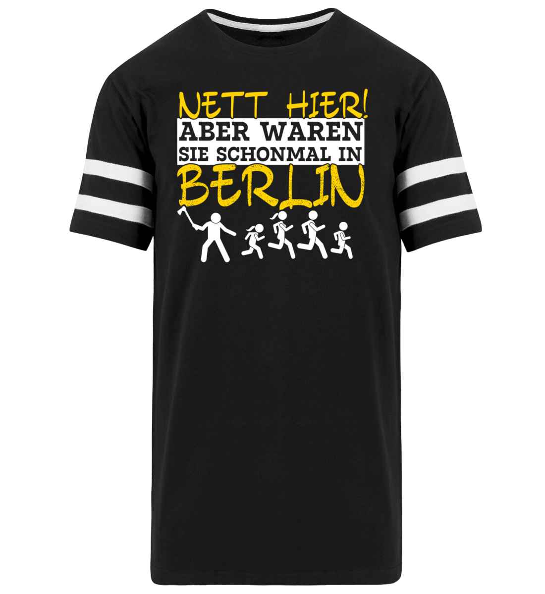 Nett hier aber waren Sie schonmal in BERLIN? - Herren Striped Long Shirt