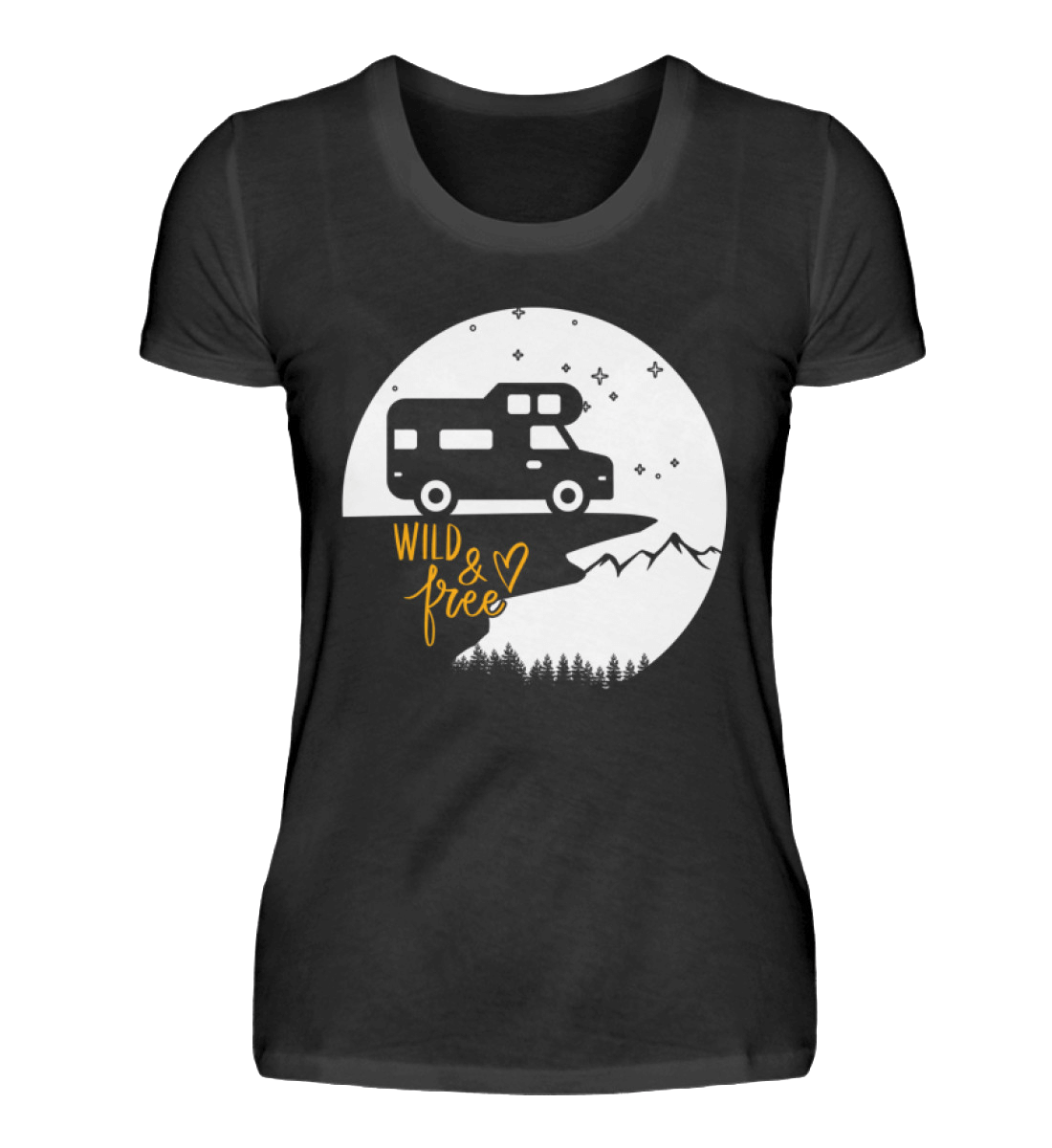 Camping & Vanlife | Damen T-Shirt by Pixdesign