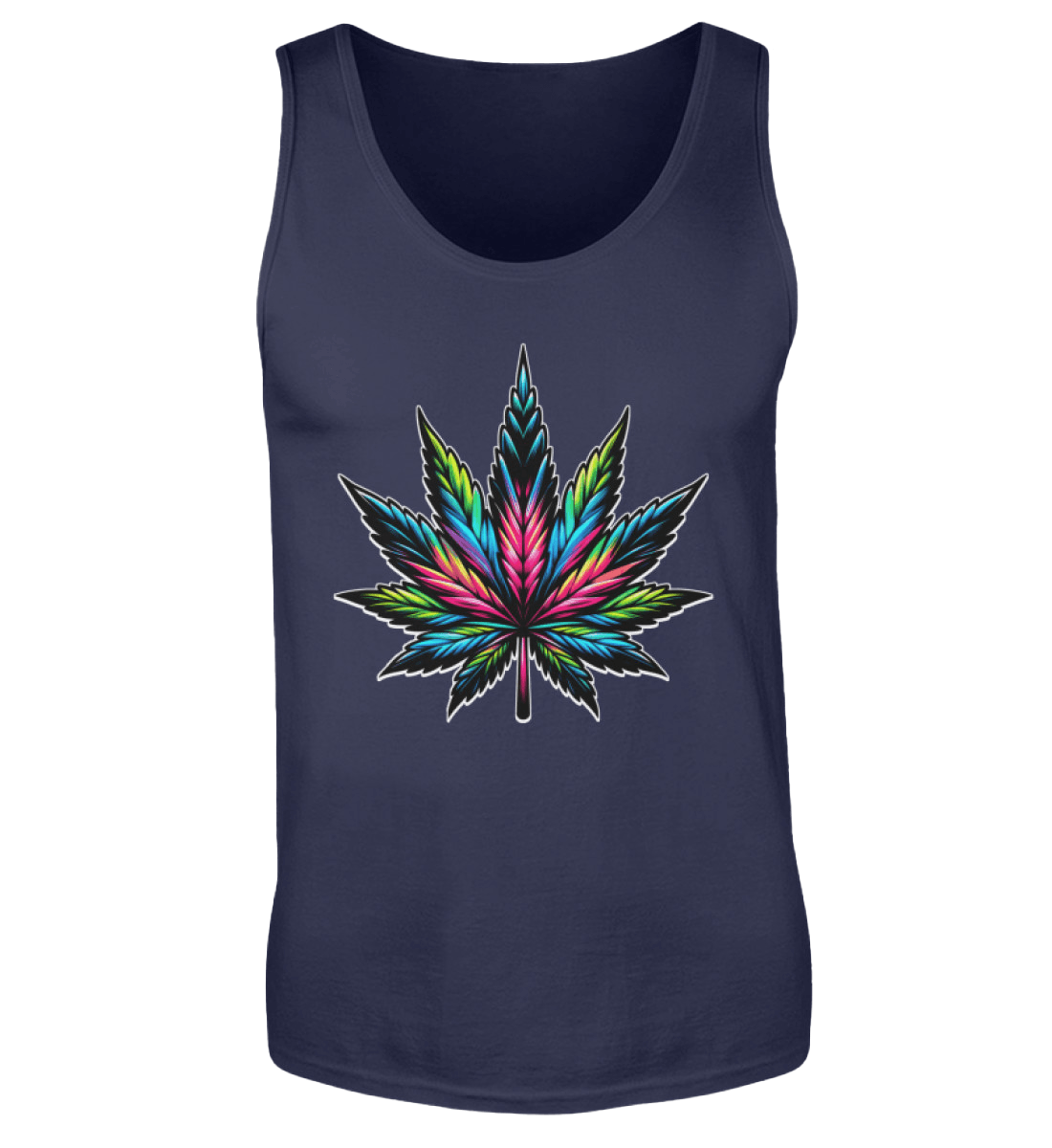 RETRO Cannabisblatt | Herren Premium Tanktop
