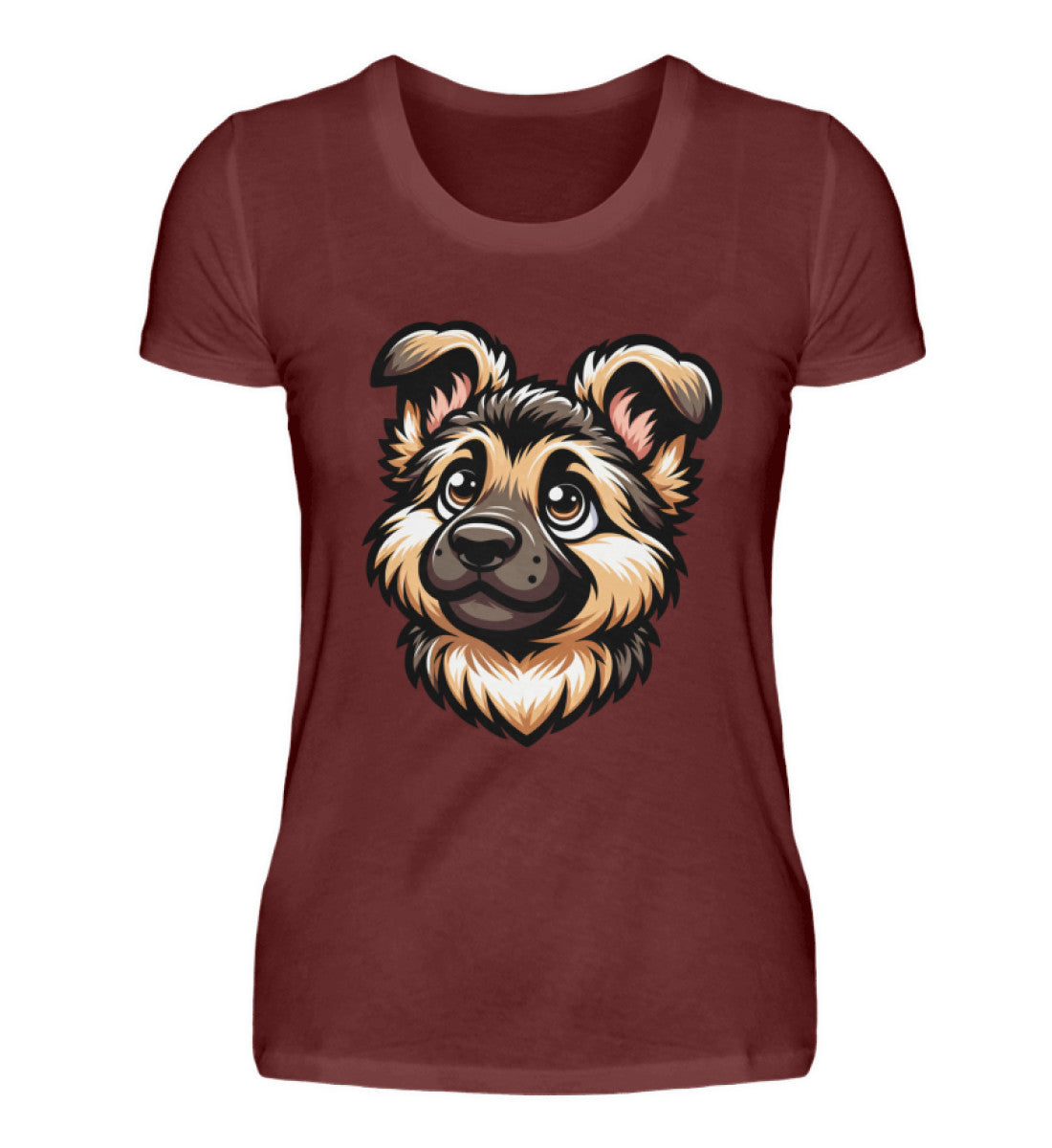 Damen T-Shirt | Deutscher Schäferhund Welpe