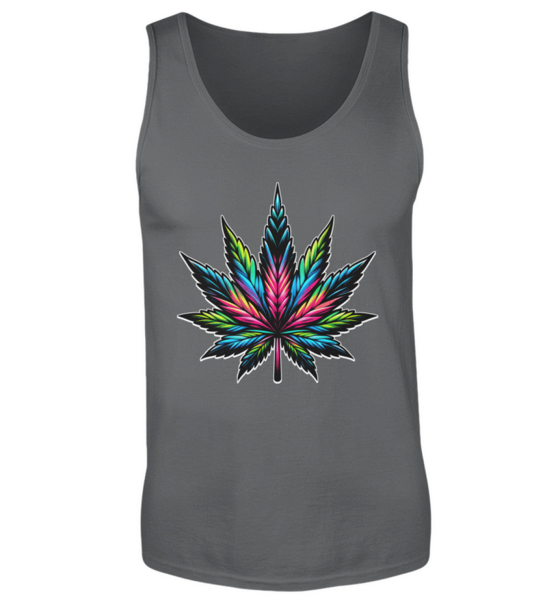 RETRO Cannabisblatt | Herren Premium Tanktop