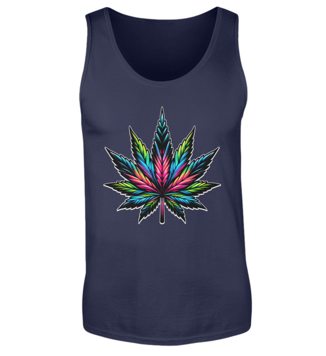RETRO Cannabisblatt | Herren Premium Tanktop