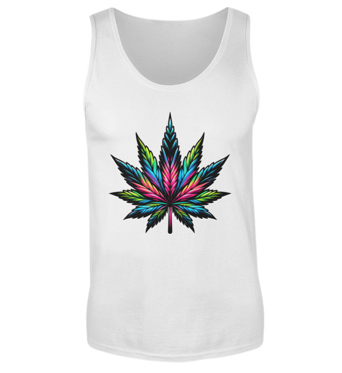 RETRO Cannabisblatt | Herren Premium Tanktop