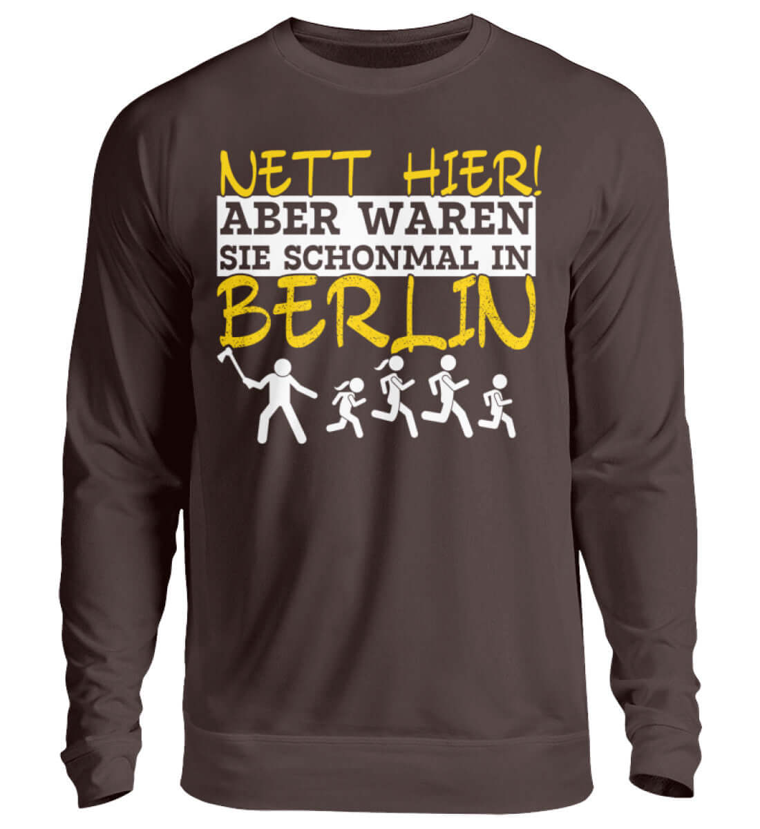 Nett hier, aber waren Sie schon in Berlin? | Herren Pullover
