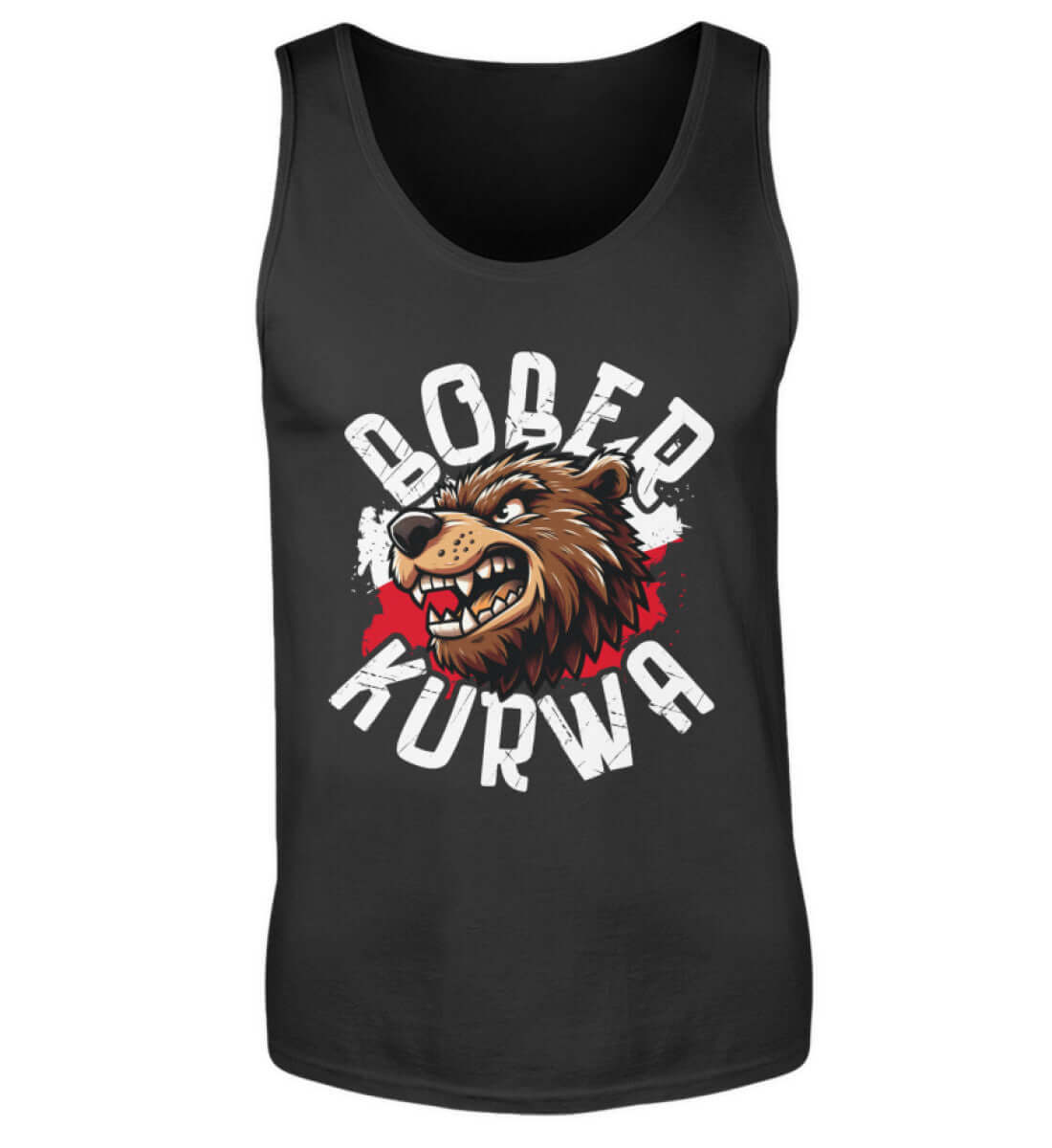 BOBER ᴋᴜʀᴡᴀ | Herren Tanktop by Pixdesign