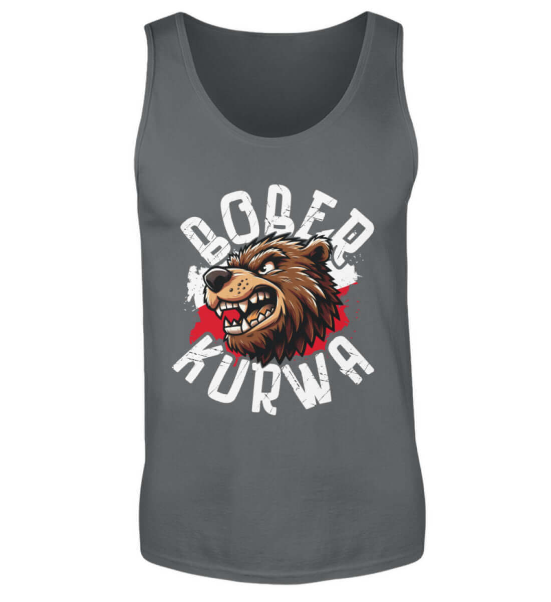 BOBER ᴋᴜʀᴡᴀ | Herren Tanktop by Pixdesign