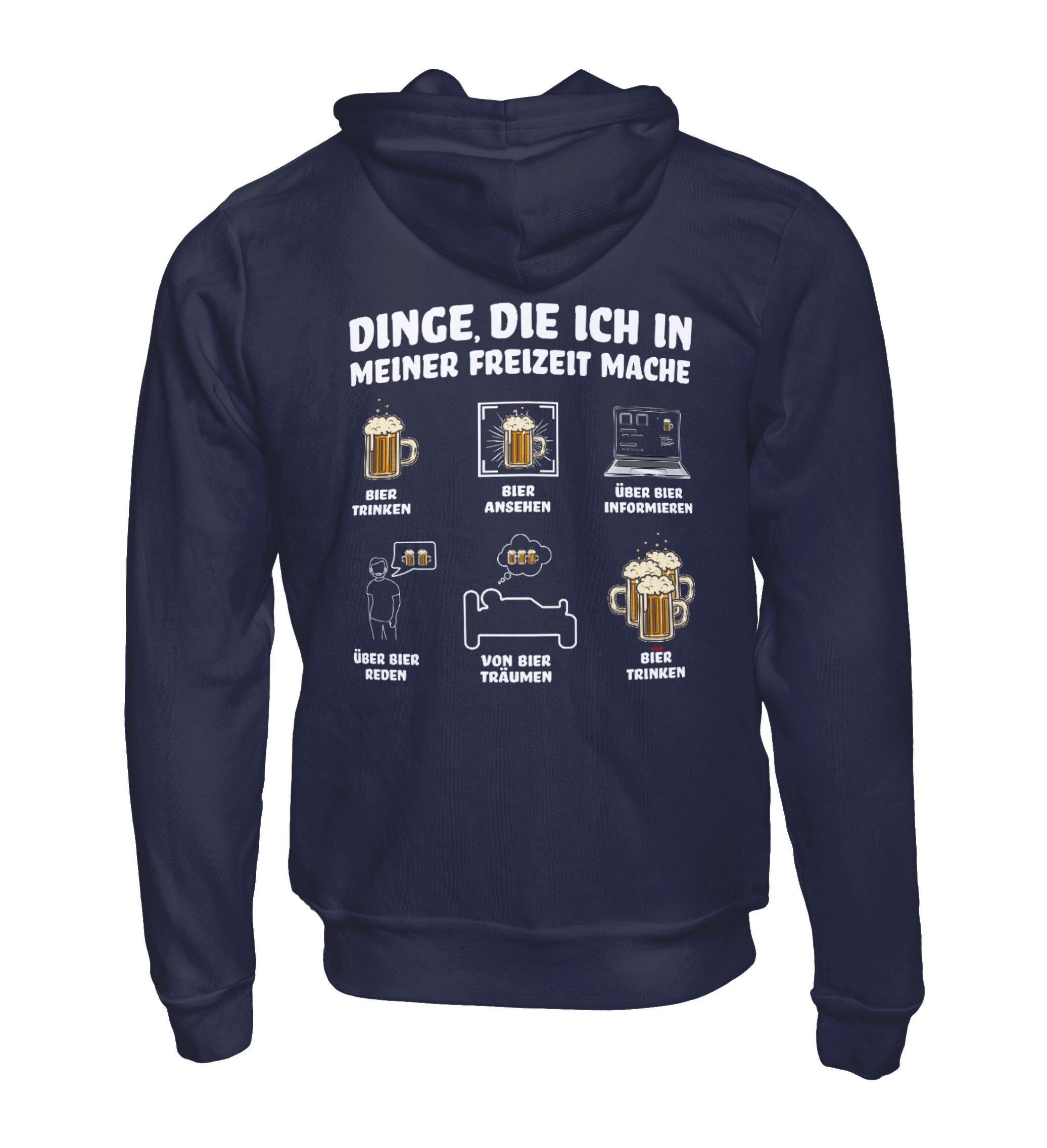 Bier & Party Design | Herren Zip-Hoody