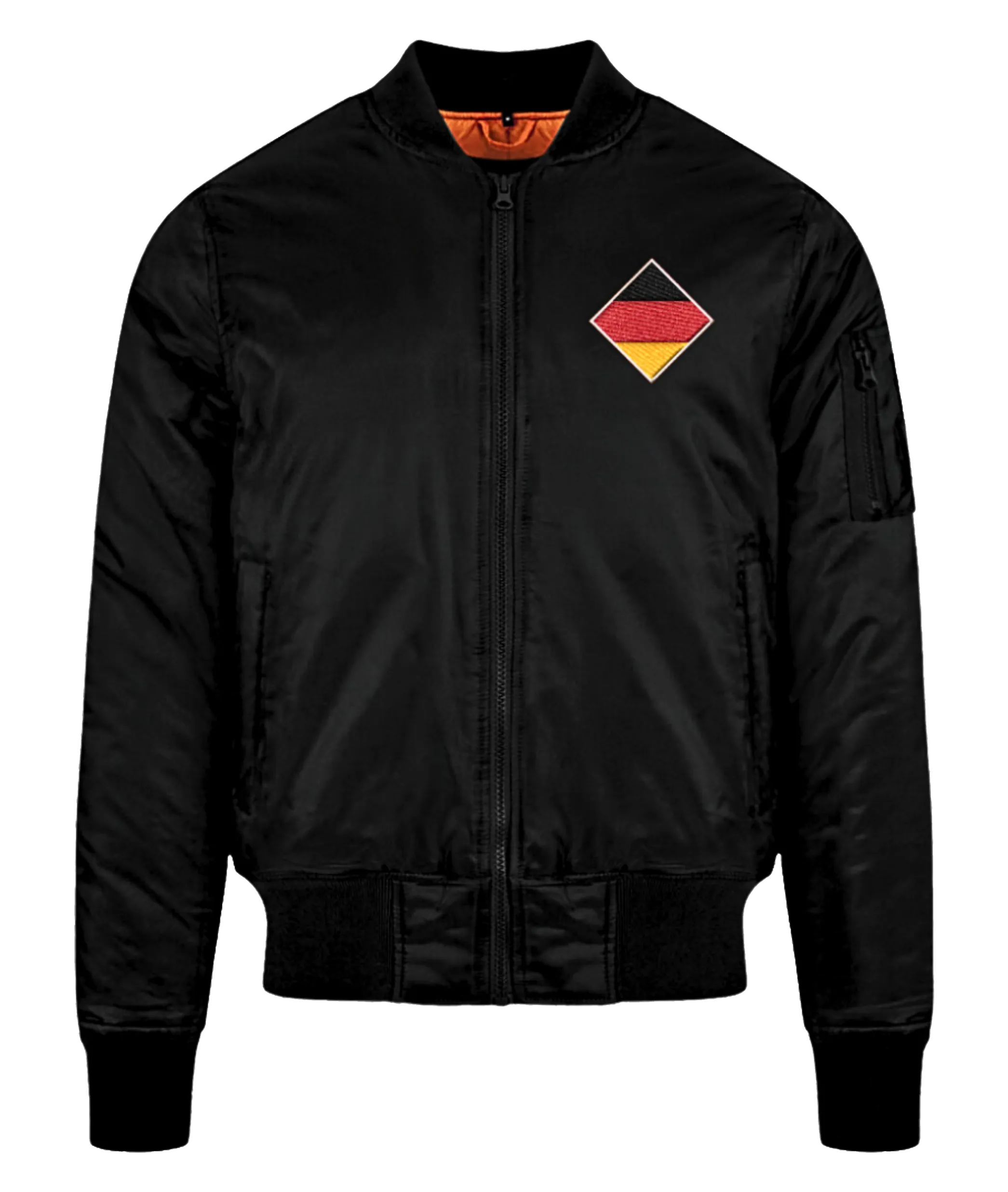 Bomberjacke mit Deutschland-Patch – Stylisch & markant für Alltag oder Event