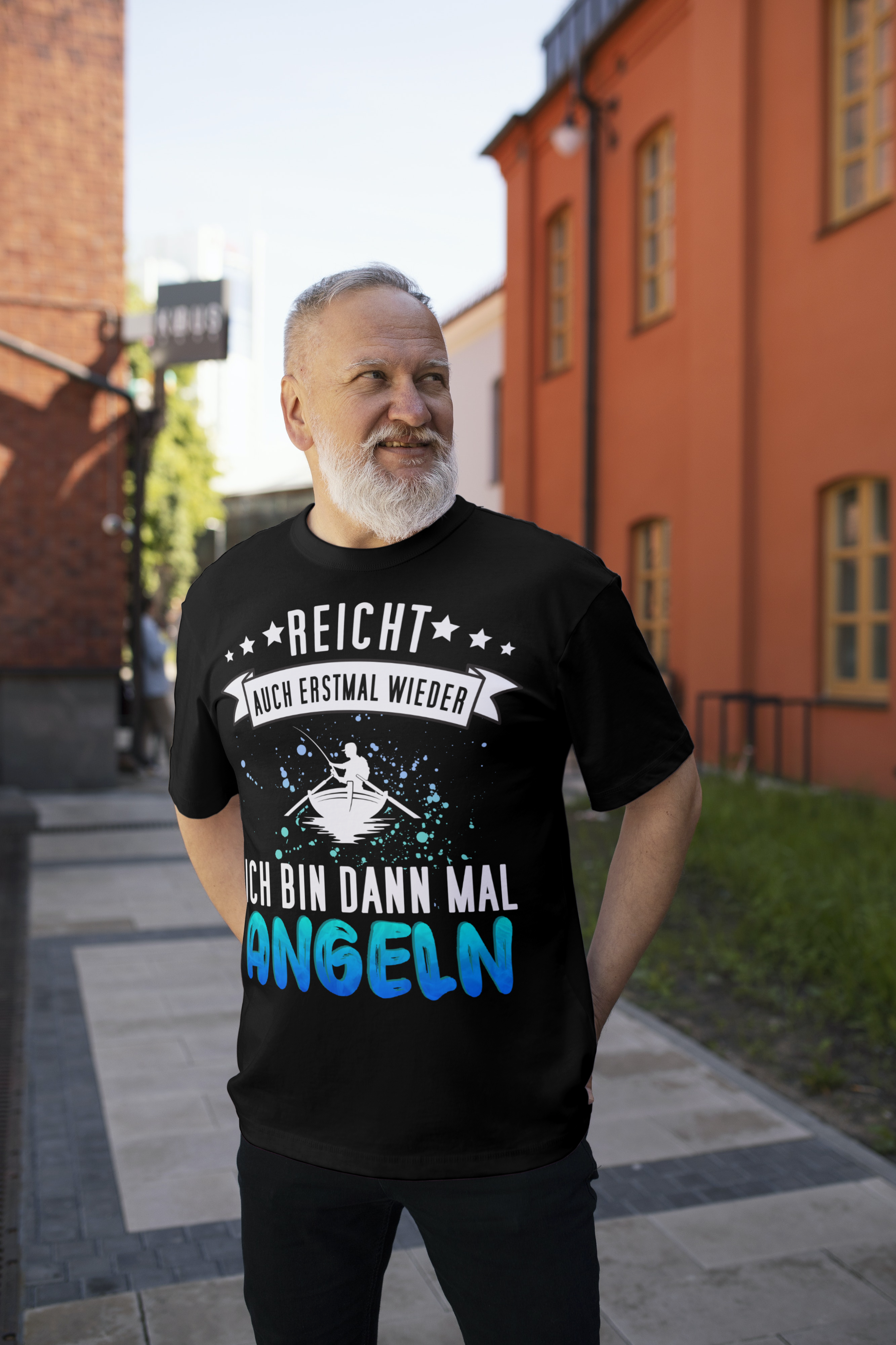 Herren T-Shirt | Angler - Hobby & Freizeit T-Shirt für Fischer