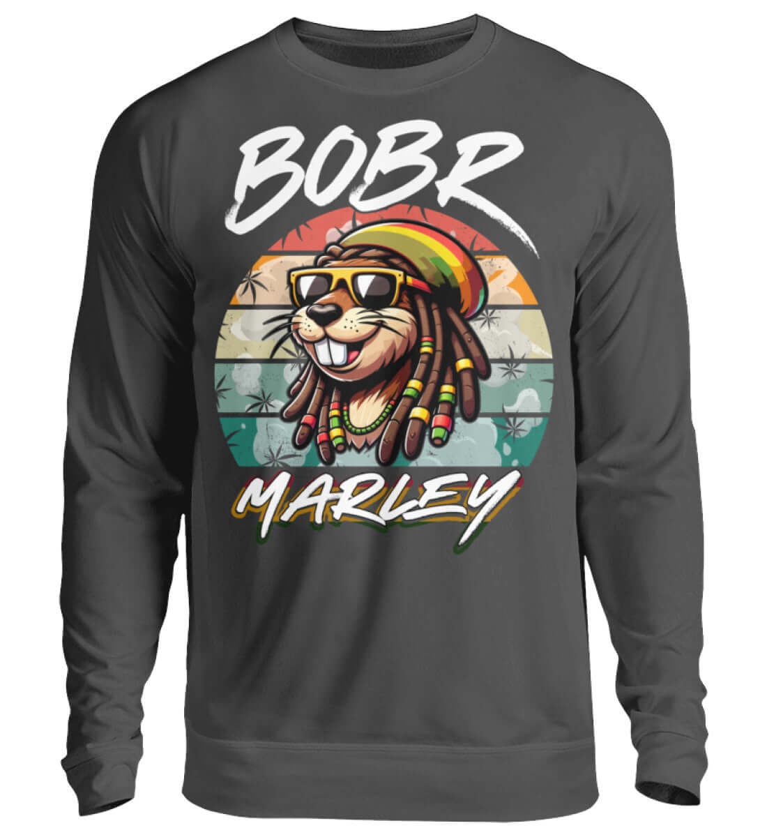 Bobr Marley | Herren Pullover Grau