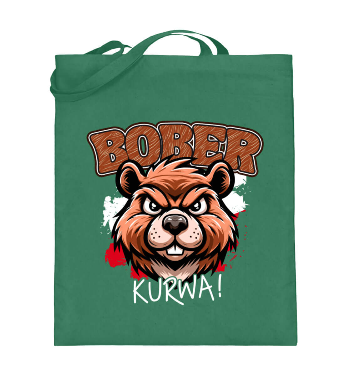 Premium Jutebeutel | BOBER - Lustiges Trenddesign