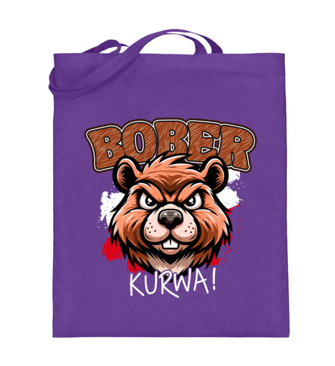 Premium Jutebeutel | BOBER - Lustiges Trenddesign