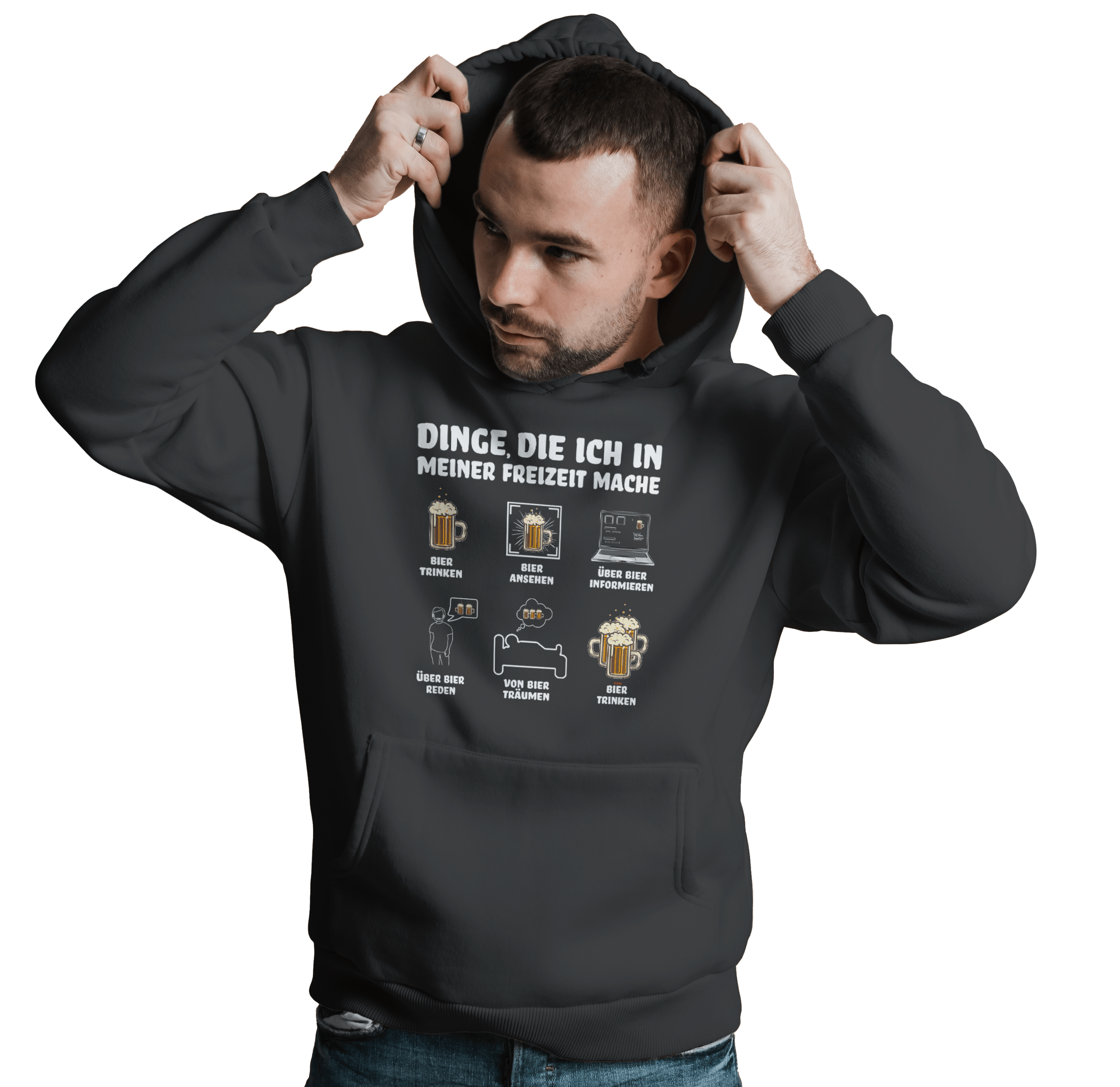 Bierliebe | Herren Hoody by Pixdesign