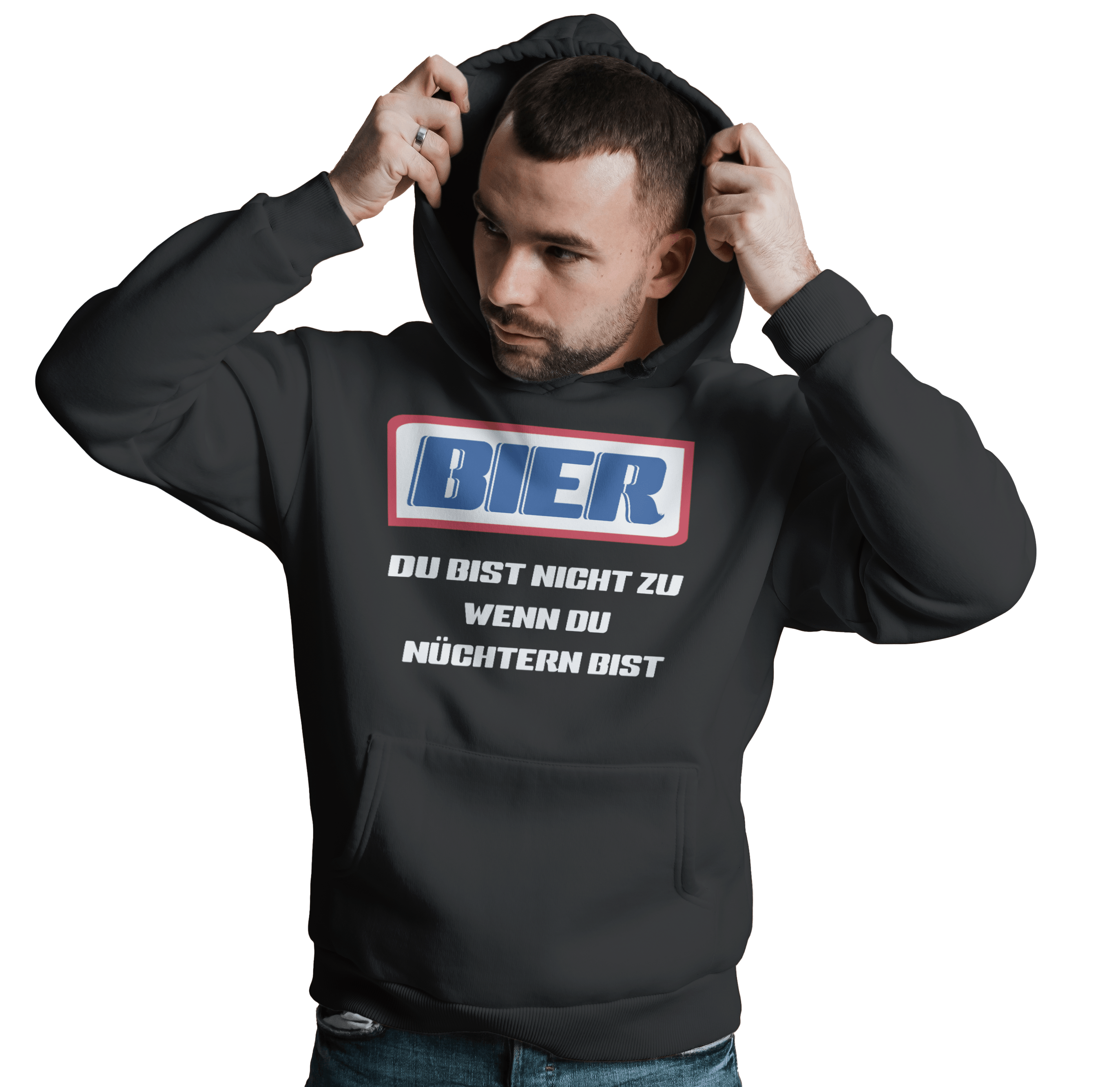 Lustiges BIER Design | Herren Hoody by Pixdesign
