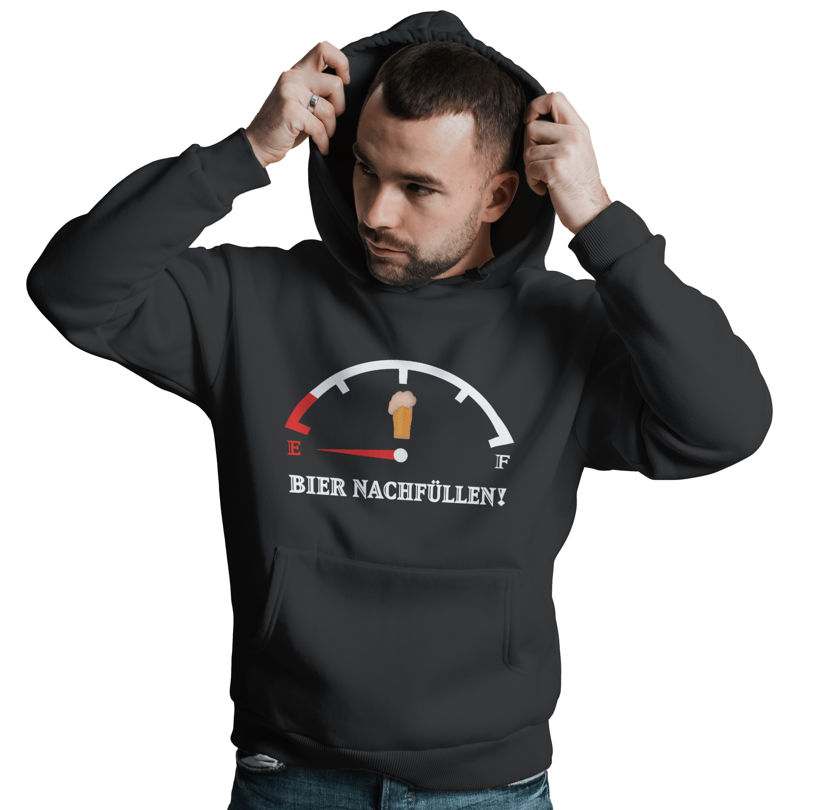 Nachfüllen! | Herren Hoody by Pixdesign