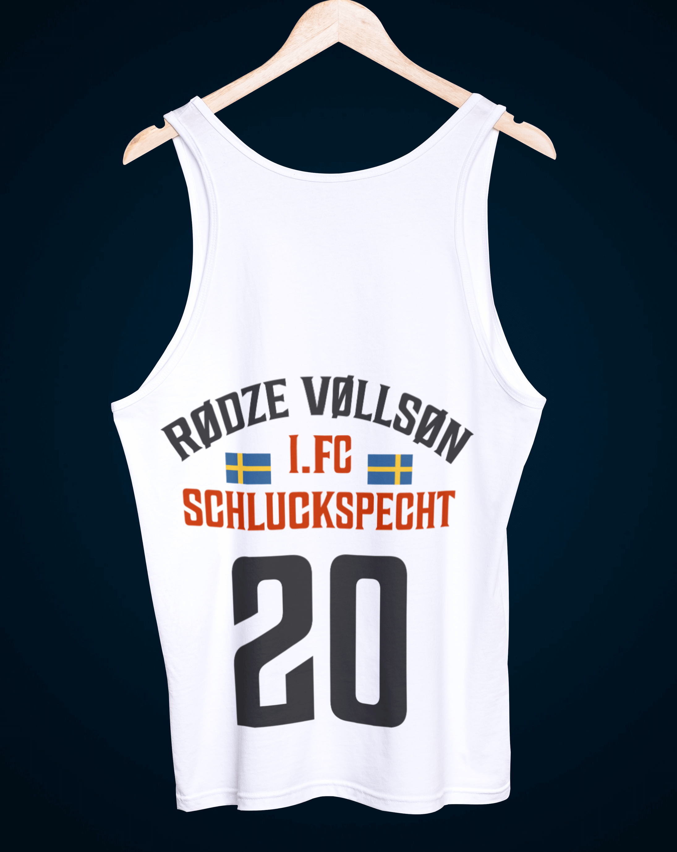 Weißes Herren Tank-Top – Leichtes und modisches Tank-Top von Pixdesign