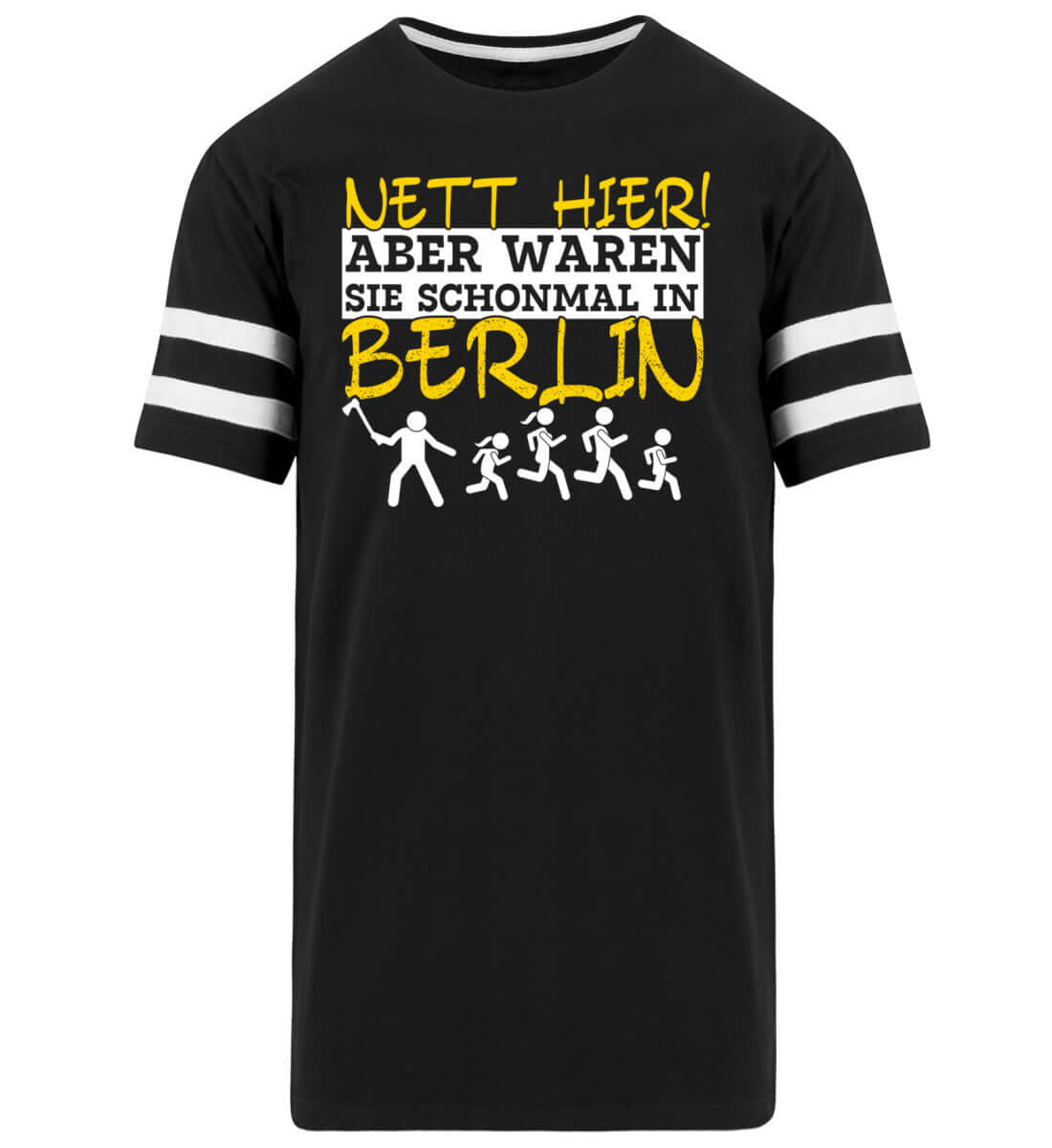 Nett hier aber waren Sie schonmal in BERLIN? - Herren Striped Long Shirt