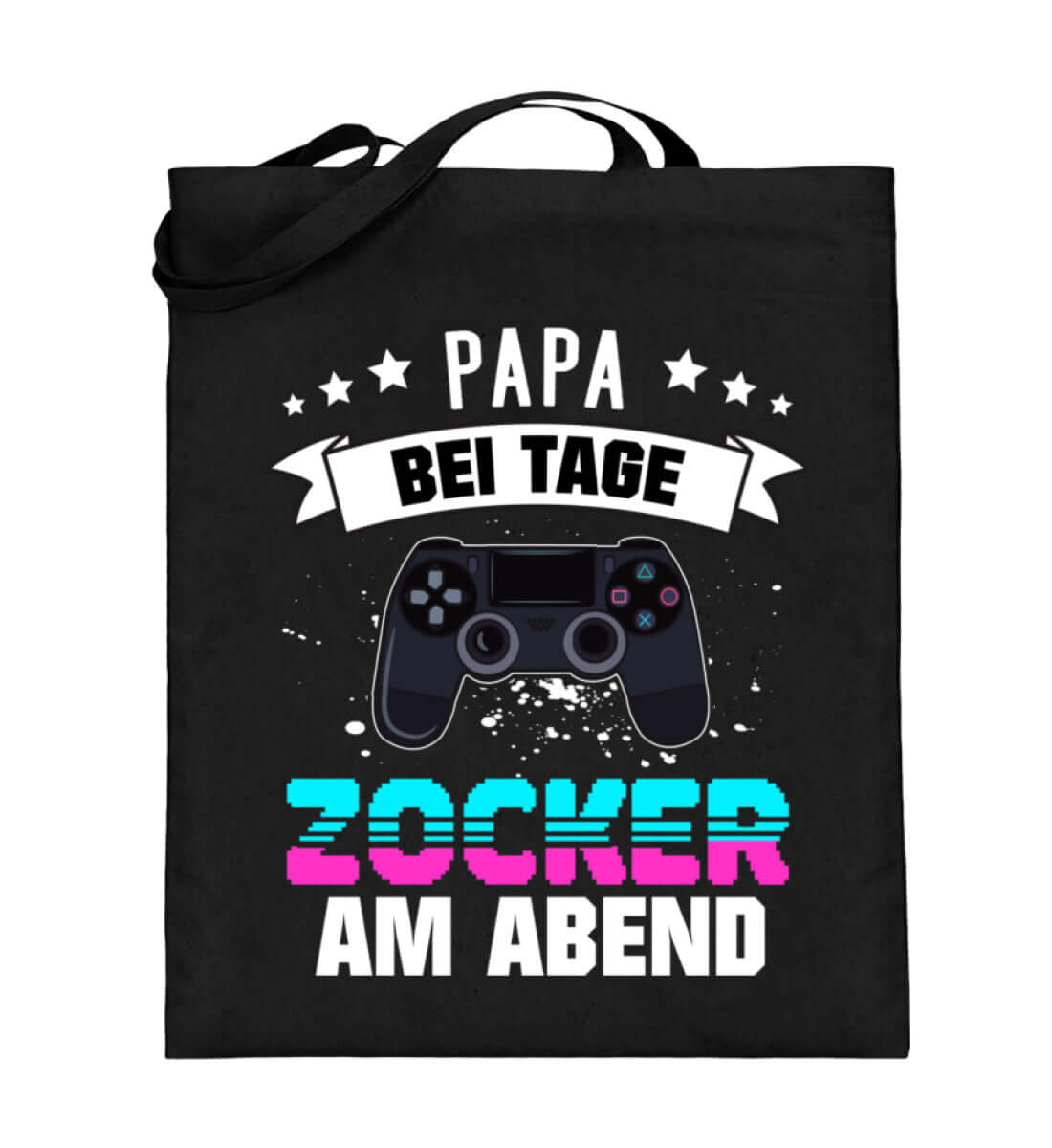 Premium Jutebeutel | Gamer Papa Spruch