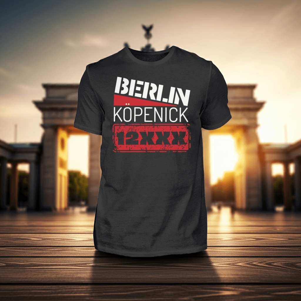Berlin Köpenick T-Shirt 12XXX Herren Premium aus dem Osten