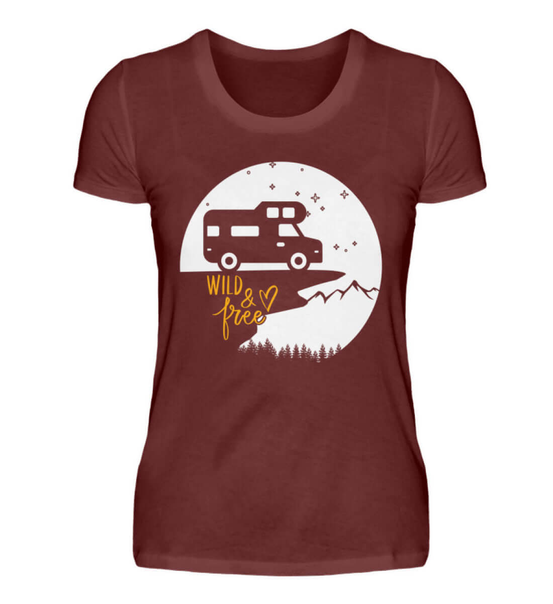 Camping & Vanlife | Damen T-Shirt by Pixdesign