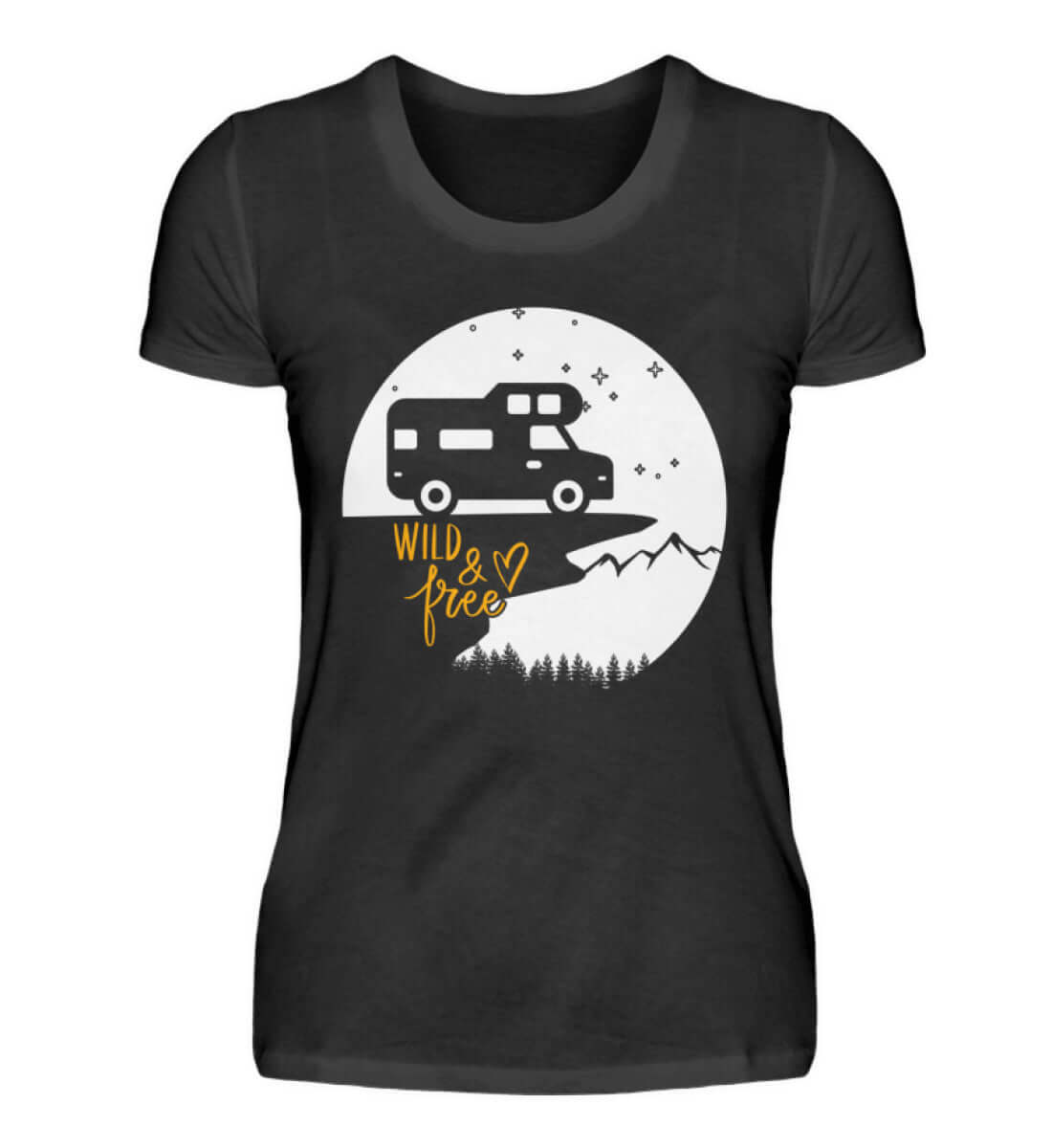 Camping & Vanlife | Damen T-Shirt by Pixdesign