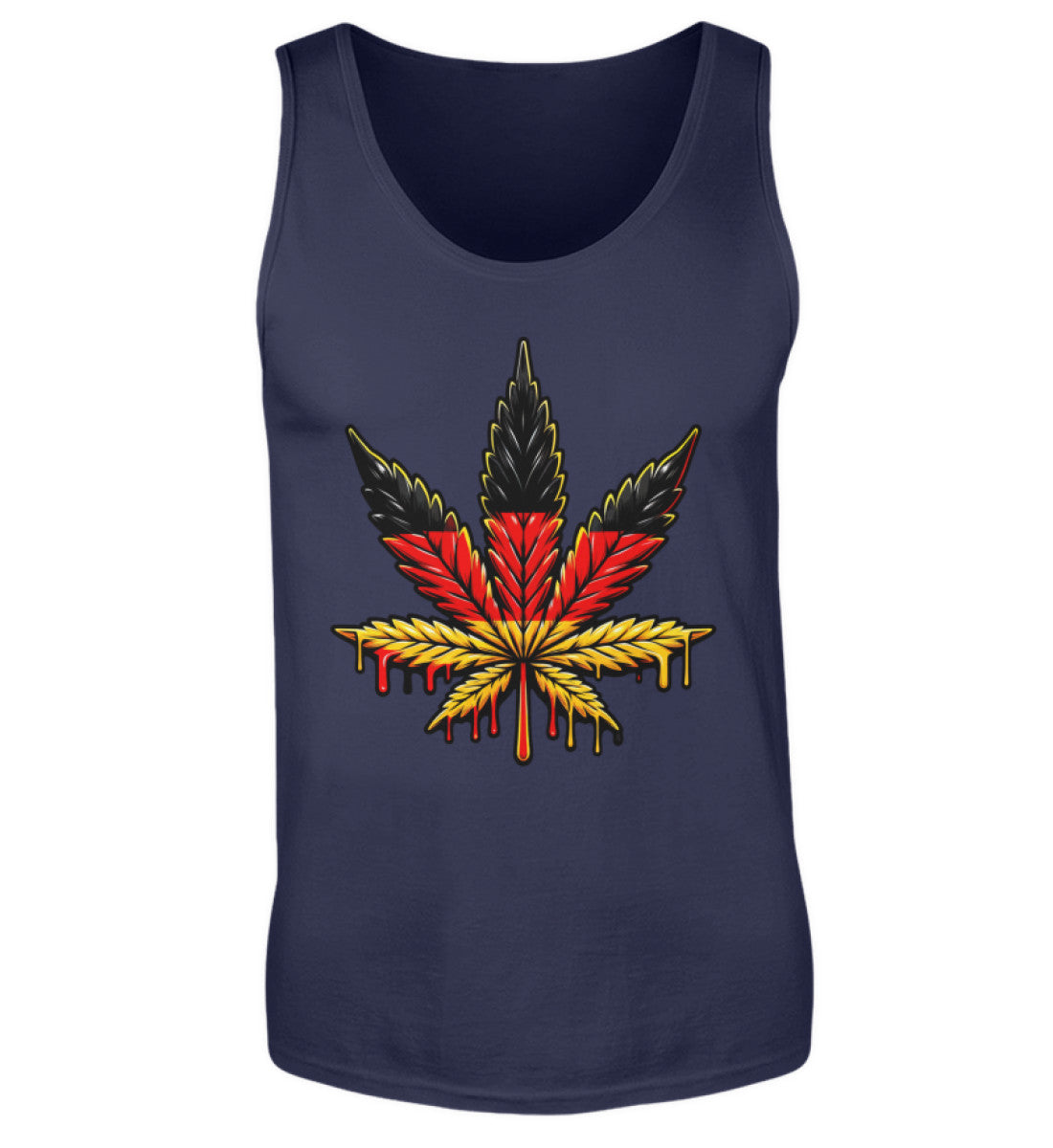 Bekenne Farbe für die Cannabislegalisierung in Deutschland mit unserem Herren Tank-Top