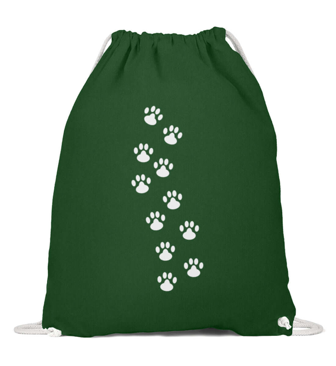 Premium Sportbeutel | Pfotenabdrücke - Pfötchen - Baumwoll Gymsac Pixdesign Onlineshop