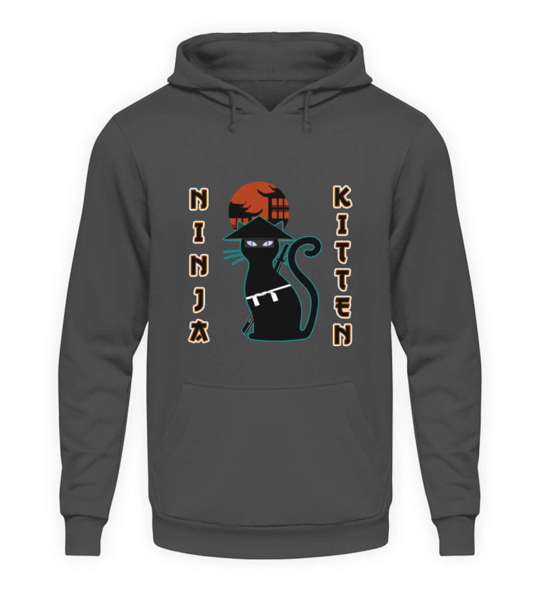 Ninja Katze | Herren Hoody by Pixdesign