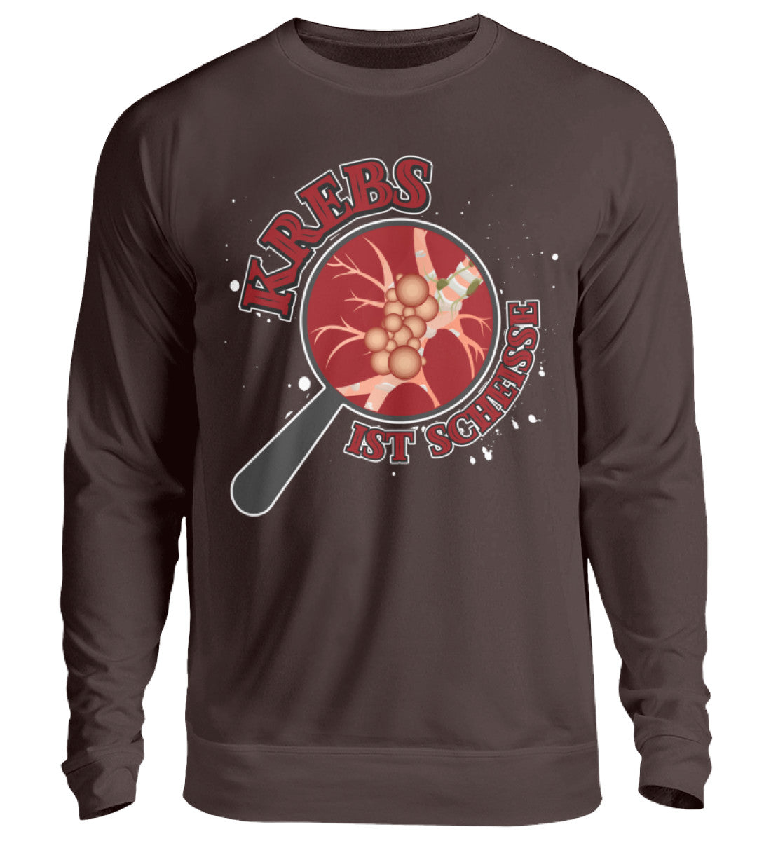 Krebs ist SCHEIßE | Herren Pullover