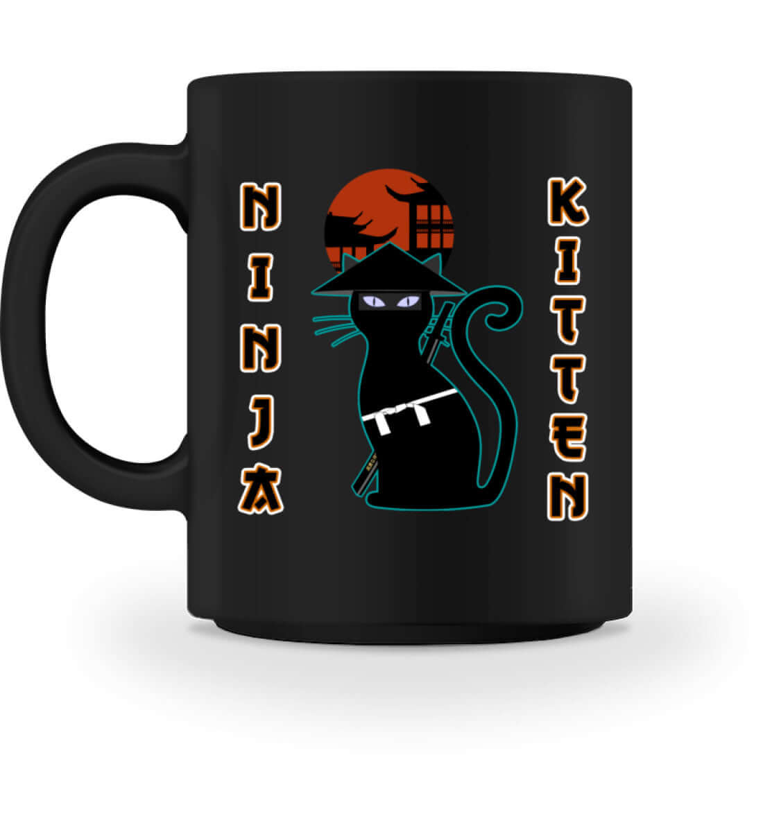 Ninja KATZE | Kaffeetasse by Pixdesign