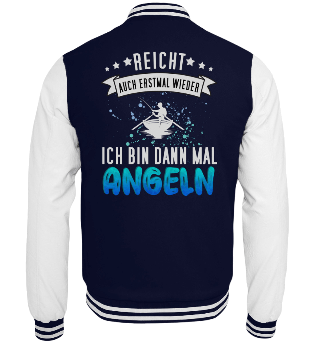 Angler-Design | Herren Collegejacke by Pixdesign