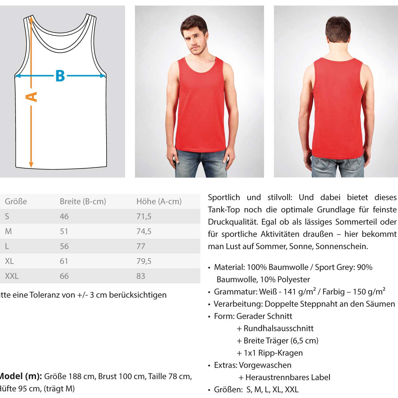 RETRO Cannabisblatt | Herren Premium Tanktop