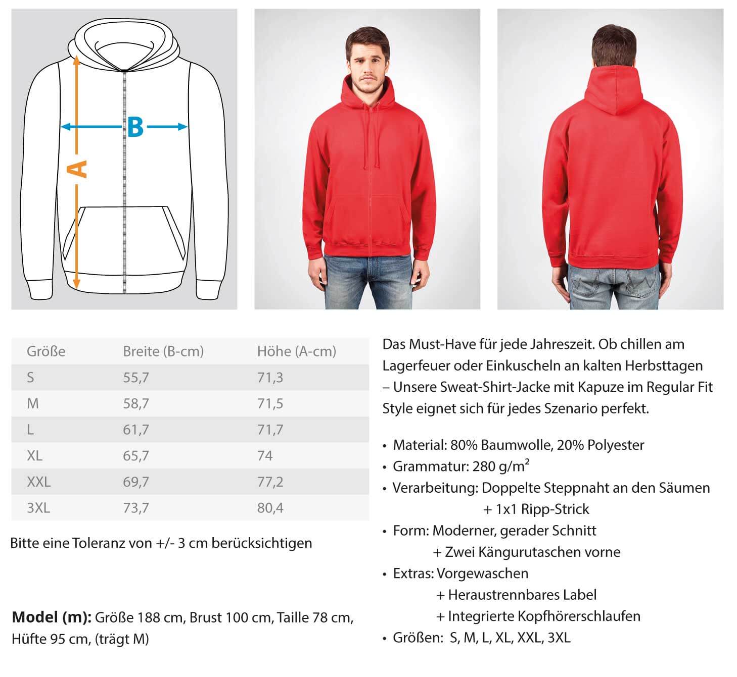 Verspeisen Sie Arsch? | Herren Zip-Hoody