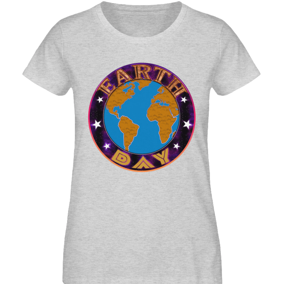 Earth Day | Damen Melange T-Shirt