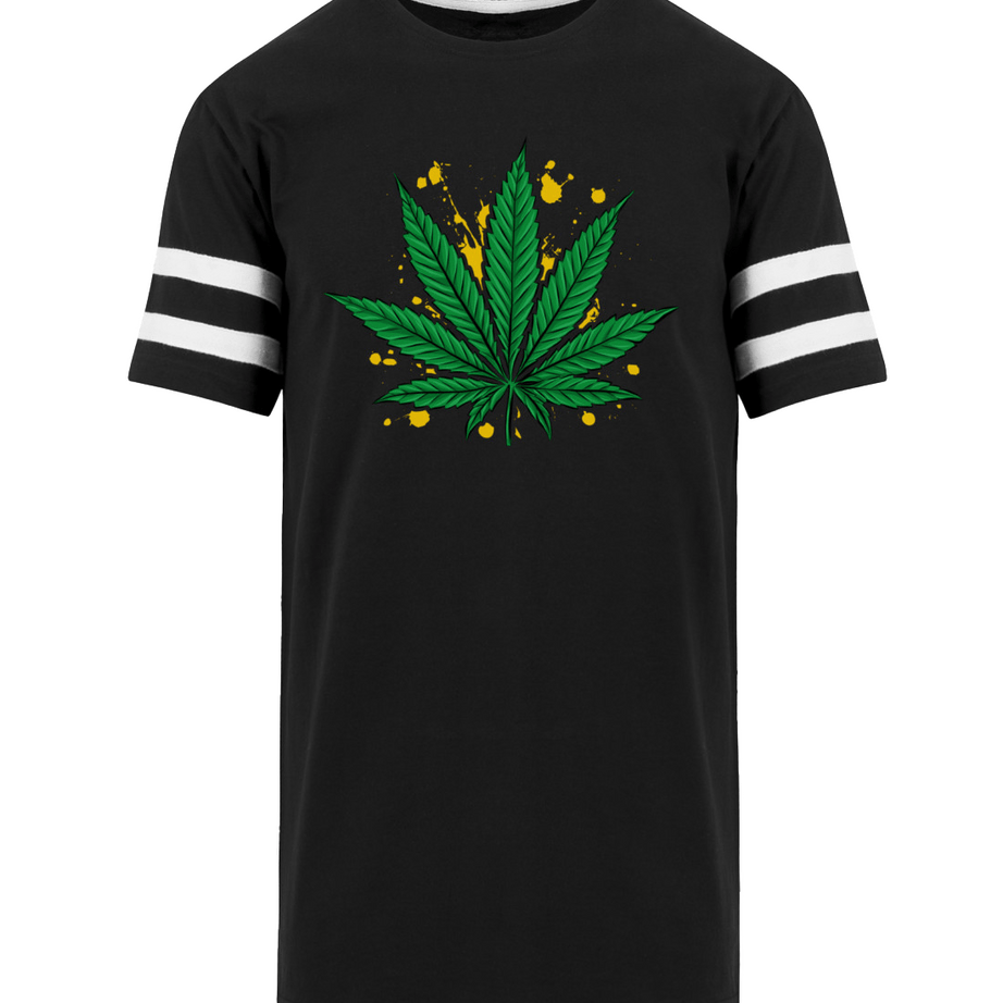 Cannabislegalisierung | Herren Striped Long Shirt by Pixdesign