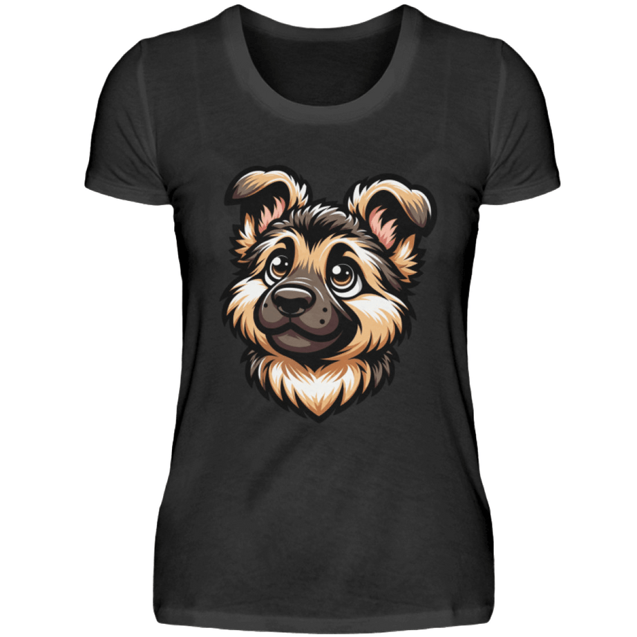 Damen T-Shirt | Deutscher Schäferhund Welpe