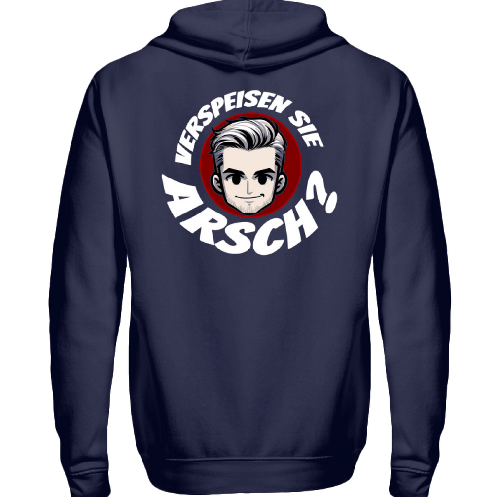 Verspeisen Sie Arsch? | Herren Zip-Hoody