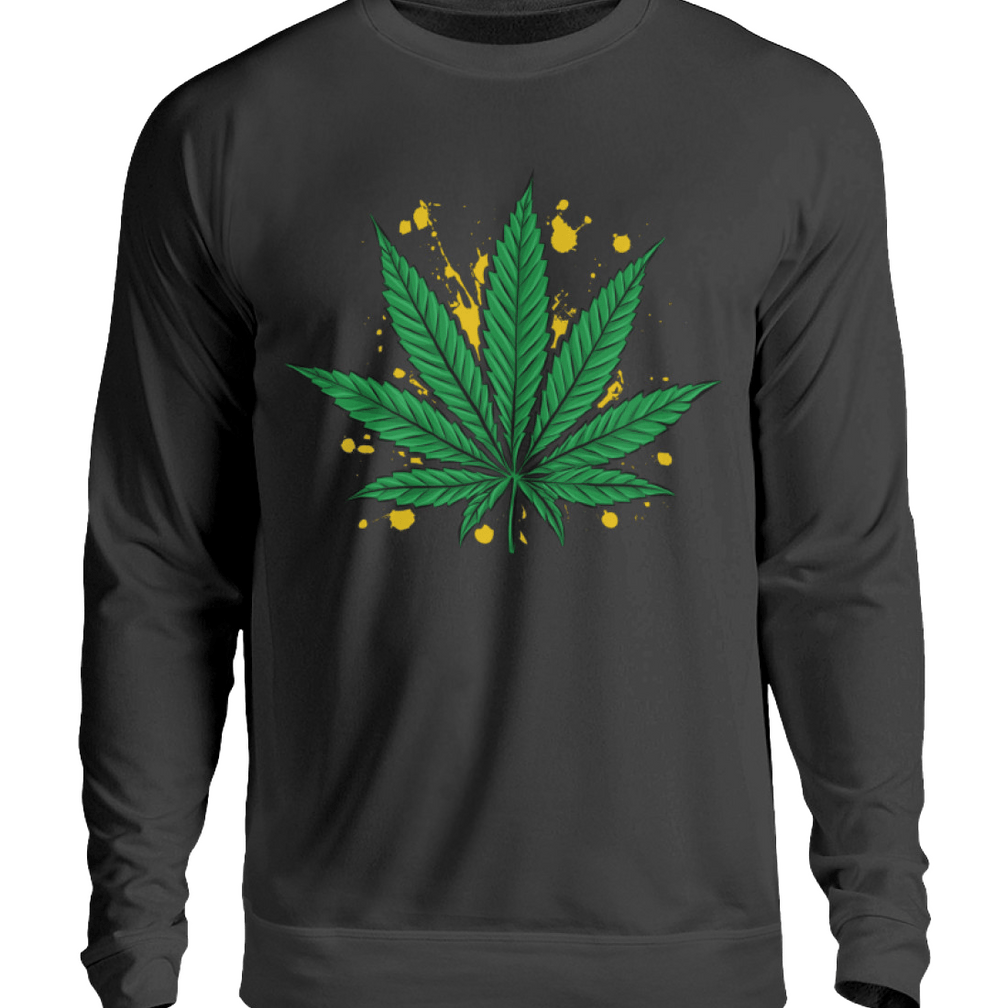 Hanfblatt | Herren Cannabis Pullover