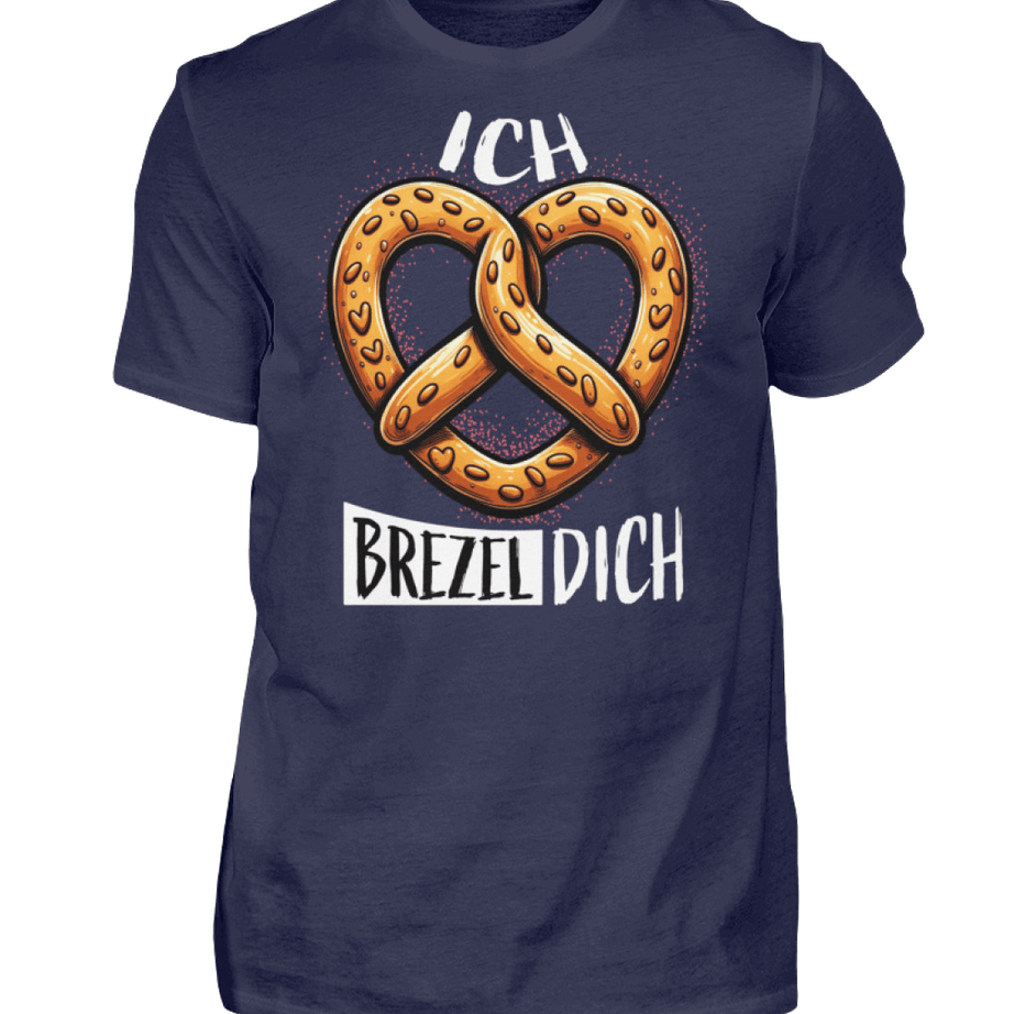 Ich BREZEL Dich | Herren T-Shirt by Pixdesign