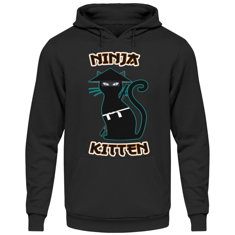 Ninja Katze | Herren Hoody by Pixdesign