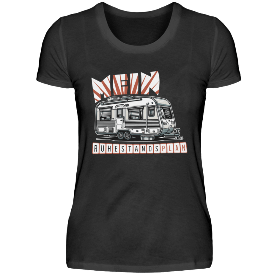 Damen T-Shirt | Pensionierung & Wohnmobil by Pixdesign