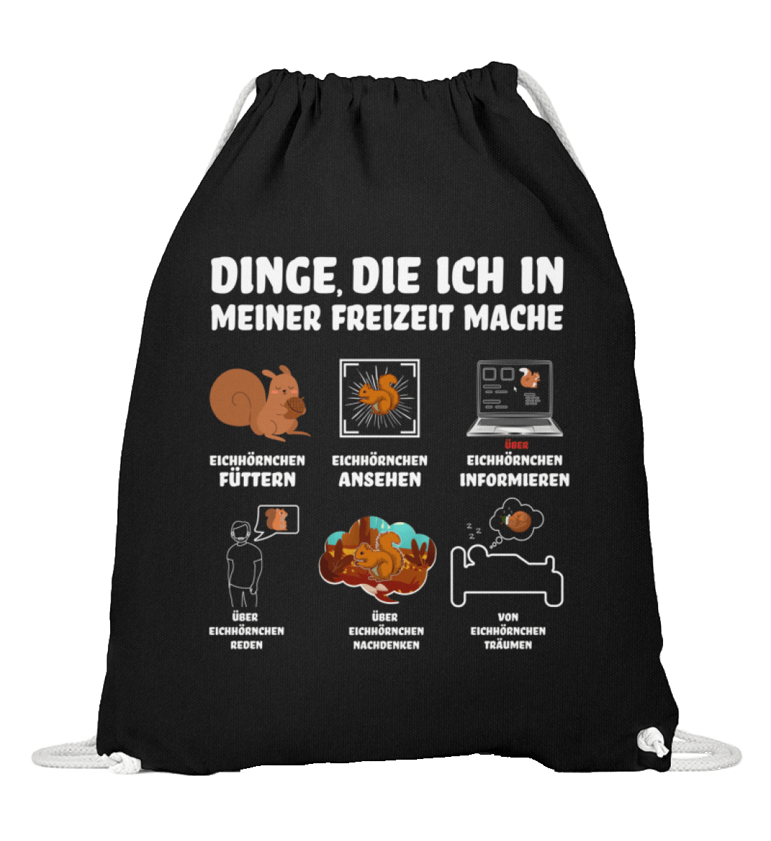 Eichhörnchen für Tierfreunde | Sportbeutel by Pixdesign