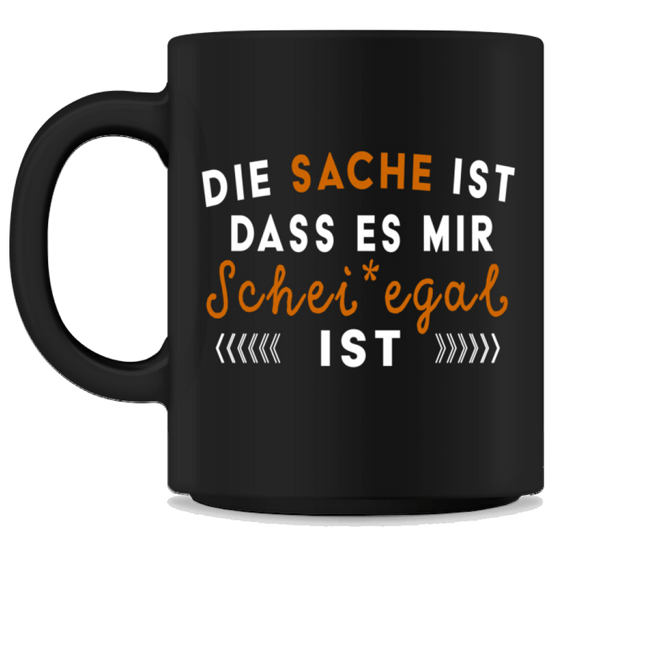 Ist mir Scheißegal! | Kaffeetasse by Pixdesign