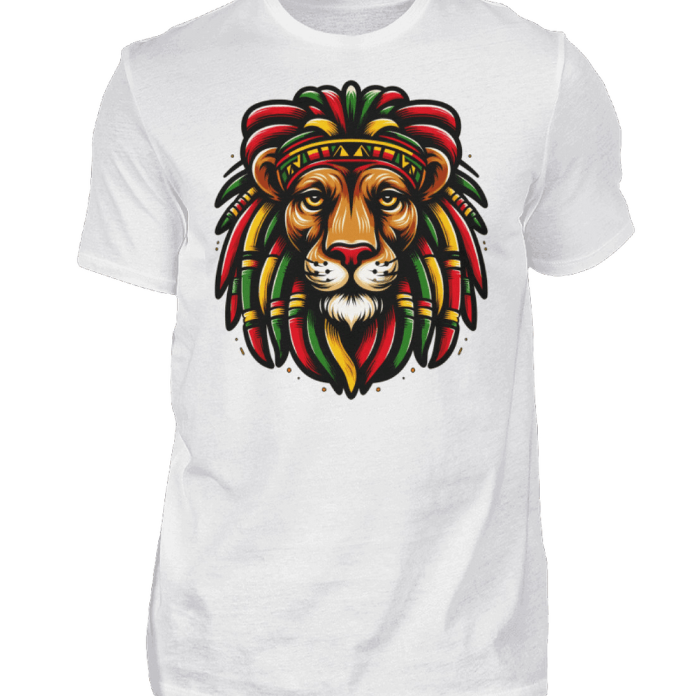 Reggae Löwe | Herren T-Shirt by Pixdesign